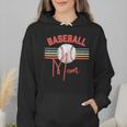 BASEBALL MOM Fun RETRO LOOK Wmen Hoodie
