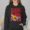 Baseball Mom Game Day Trendy Pink Leopard Mama Wmen Hoodie Baseball Mom Game Day Trendy Pink Leopard Mama Wmen Hoodie