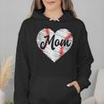 Baseball Mom Heart Mother's Day Mom Grandma Mama Boys Girls Wmen Hoodie Baseball Mom Heart Mother's Day Mom Grandma Mama Boys Girls Wmen Hoodie