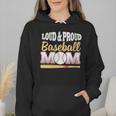 Baseball Mom Leopard Print Loud And Proud With Ball & Bat Wmen Hoodie Baseball Mom Leopard Print Loud And Proud With Ball & Bat Wmen Hoodie
