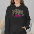 Baseball Mom Leopard Baseball Mama Life Girls Women Baller Wmen Hoodie