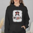 Baseball Mom Messy Bun Mommy Baseball Player Wmen Hoodie Baseball Mom Messy Bun Mommy Baseball Player Wmen Hoodie