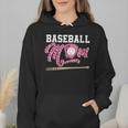 Baseball Mom Pink Ribbon Breast Cancer Awareness Fighters Wmen Hoodie