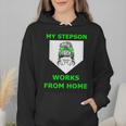 Baseball Mom Quote My Stepson Works From Home Wmen Hoodie Baseball Mom Quote My Stepson Works From Home Wmen Hoodie