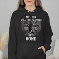 Baseball Mom My Son Will Be Waiting For You At Home Wmen Hoodie Baseball Mom My Son Will Be Waiting For You At Home Wmen Hoodie