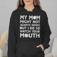 Baseball Mom Swing Watch Mouth Baseball Boy Wmen Hoodie Baseball Mom Swing Watch Mouth Baseball Boy Wmen Hoodie
