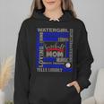 Baseball Mom Traits For Great Mothers Grey And Blue Wmen Hoodie