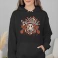Baseball Mom Vintage Retro Groovy Sport Fan Mother Day Wmen Hoodie