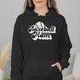Baseball Mom Vintage Team Swag Wmen Hoodie