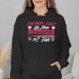 Baseball Moms I'm Not Just His Mom Baseball Mama Wmen Hoodie Baseball Moms I'm Not Just His Mom Baseball Mama Wmen Hoodie