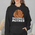 Baseball Mother Lover Baseballer Player Match Baseball Mom Wmen Hoodie