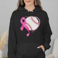 Breast Cancer Awareness Baseball Mom Wmen Hoodie Breast Cancer Awareness Baseball Mom Wmen Hoodie