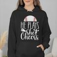 Cheer Baseball Mom Baseball And Cheer Mother Wmen Hoodie