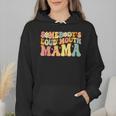 Groovy Somebody's Loud Mouth Mama Baseball Mom Mother's Day Wmen Hoodie
