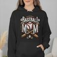 Home Run Baseball Mom Wmen Hoodie