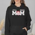 I'm A Proud Mom Baseball Mom Wmen Hoodie I'm A Proud Mom Baseball Mom Wmen Hoodie