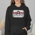 Leopard Baseball Mom Mama Mother's Day Son Daughter Boys Wmen Hoodie