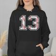 Lucky Number 13 Baseball Mom Baseball Number 13 Lucky 13 Wmen Hoodie Lucky Number 13 Baseball Mom Baseball Number 13 Lucky 13 Wmen Hoodie