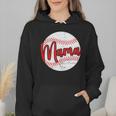 Mama Baseball Mom Wmen Hoodie