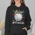 Messy Ball Puzzle Baseball Mom Life Autism Awareness Month Wmen Hoodie Messy Ball Puzzle Baseball Mom Life Autism Awareness Month Wmen Hoodie