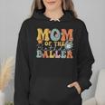 Mom Of The Birthday Baller Groovy Baseball Mom Wmen Hoodie Mom Of The Birthday Baller Groovy Baseball Mom Wmen Hoodie