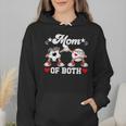 Mom Of Both Soccer Baseball Mom Of A Baseball Soccer Player Wmen Hoodie Mom Of Both Soccer Baseball Mom Of A Baseball Soccer Player Wmen Hoodie