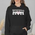 Proud Baseball Mom With Heart Game Day Wmen Hoodie Proud Baseball Mom With Heart Game Day Wmen Hoodie