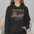 Proud Mama Somebody's Loud Mouth Baseball Mom Ball Wmen Hoodie