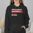 Proudest Baseball Mom Ever Wmen Hoodie