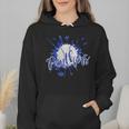School Spirit Panthers Panther Pride Baseball Mom For Women Wmen Hoodie