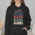 All Star Baseball Mom Wmen Hoodie