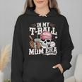 In My T-Ball Mom Era Baseball Mom Skull Coffee Vintage Wmen Hoodie