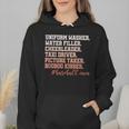 Uniform Washer Water Filler Cheerleader Baseball Mom Wmen Hoodie Uniform Washer Water Filler Cheerleader Baseball Mom Wmen Hoodie