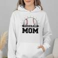 American Flag Patriotic Game Day Baseball Mom Wmen Hoodie