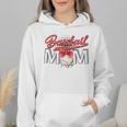 Baseball Mom Coquette Pink Bow Baseball Mama Premium Wmen Hoodie