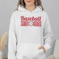 Baseball Mom Cute Mother Fans Baseball Graphic Raglan Baseball Tee Wmen Hoodie