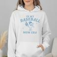 In My Baseball Mom Era Retro Game Day Mama Groovy Season Wmen Hoodie