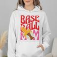 Baseball Mom Game Day Trendy Pink Leopard Mama Premium Wmen Hoodie Baseball Mom Game Day Trendy Pink Leopard Mama Premium Wmen Hoodie