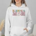 Baseball Mom Groovy Game Day Wmen Hoodie