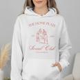 Baseball Mom Home Plate Social Club Mother's Day Wmen Hoodie Baseball Mom Home Plate Social Club Mother's Day Wmen Hoodie