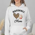Baseball Mom Leopard Heart Baseball Player Kids Wmen Hoodie