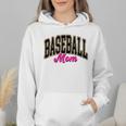 Baseball Mom Leopard Baseball Mama Life Girls Women Baller Premium Wmen Hoodie