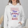 Baseball Mom Loud & Proud Since 1971 Raglan Baseball Tee Wmen Hoodie
