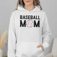 Baseball Mom Mommy Mama Mother's Day Women Retro Ball Sports Wmen Hoodie