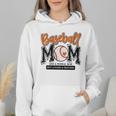 Baseball Mom Orange Varsity Baseball Mama Cute Mother's Day Wmen Hoodie