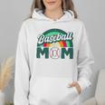 Baseball Mom Rainbow Game Day Wmen Hoodie