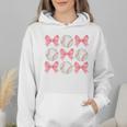 Baseball Mom Sister Tween Teen Girl Girly Pink Bow Preppy Premium Wmen Hoodie Baseball Mom Sister Tween Teen Girl Girly Pink Bow Preppy Premium Wmen Hoodie