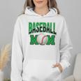 Baseball Mom Sports Green Wmen Hoodie