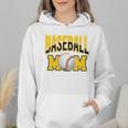 Baseball Mom Sports Mom Yellow Wmen Hoodie Baseball Mom Sports Mom Yellow Wmen Hoodie