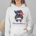 Baseball Mom USA American Flag 4th Of July Wmen Hoodie Baseball Mom USA American Flag 4th Of July Wmen Hoodie